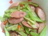 Tumis Labu Siam Sosis