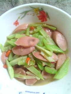 Foto resep Tumis Labu Siam Sosis