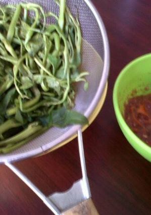 Foto resep Pelecing Kangkung Asli Lombok