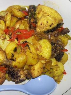 Foto resep Ayam Masak Kunyit