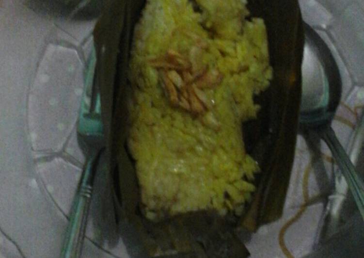 Nasi Pepes Bakar ala lena