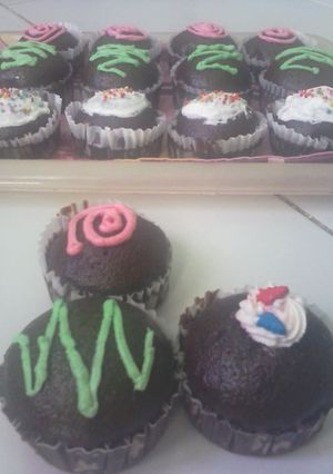 Foto resep brownies cupcake tanpa mixer