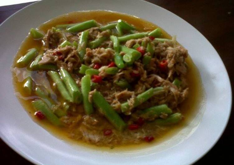 Resep Sayur Buncis Tuna Enak