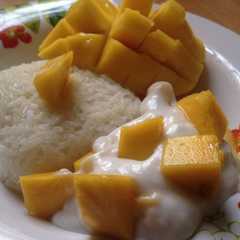 A picture of Pulut Mangga Ala Thai.