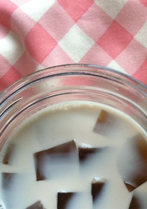 Foto resep Grass Jelly Milk Tea Ala ChaTime