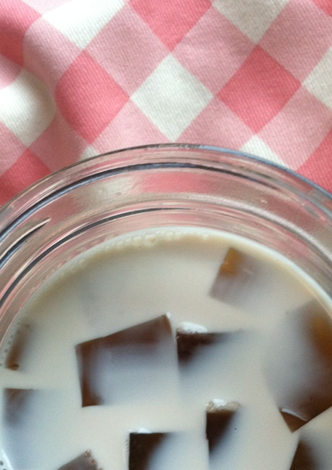 Foto resep Grass Jelly Milk Tea Ala ChaTime