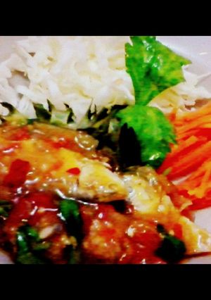 Foto resep Ikan asin bumbu sarden