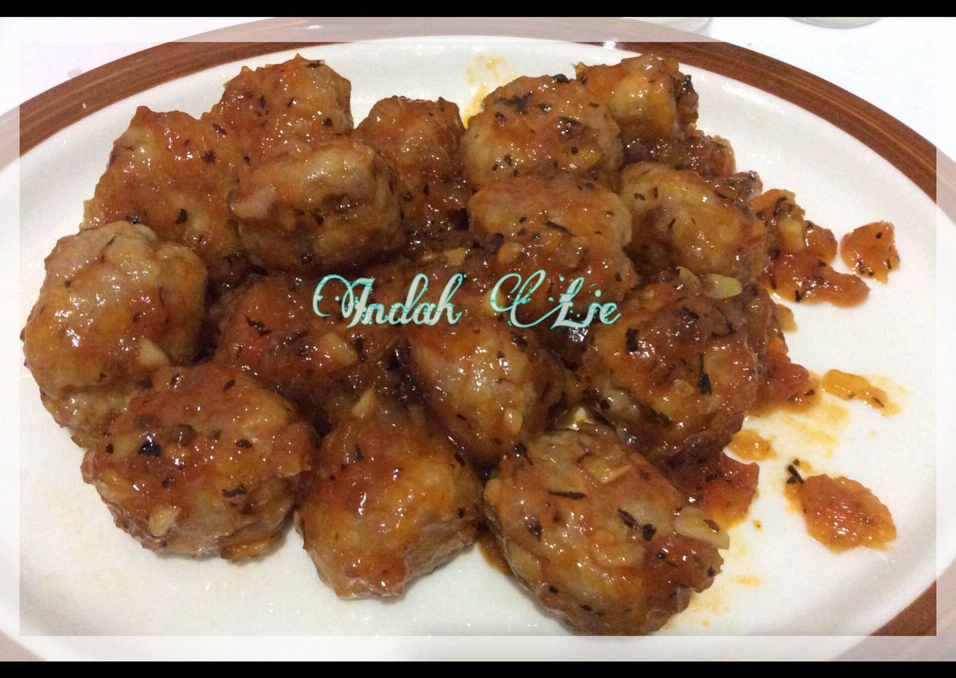 Pork Meatball with Tomato Sauce