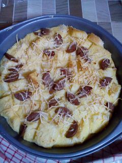 Foto resep Savoury Bread Puding