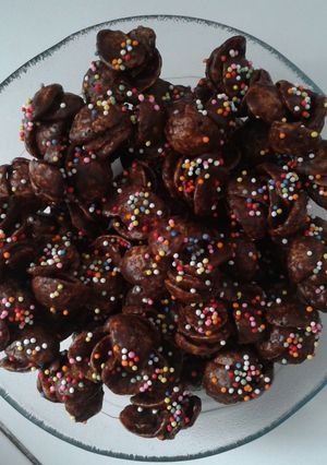 Foto resep Choco cornflake, cantik dan praktis