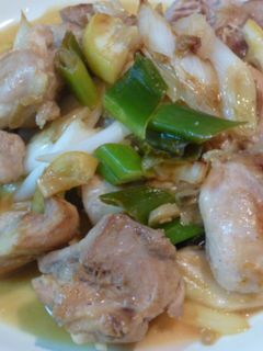 Foto resep Ayam Daun Bawang Tumis Lemon
