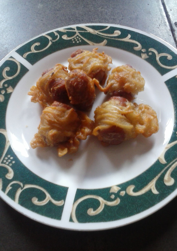 Foto resep Sosis Gulung Mie 