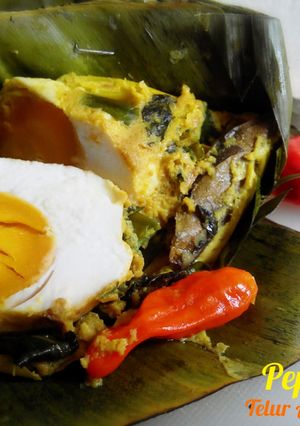 Foto resep Pepes Telur Asin