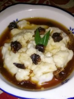 Foto resep bubur sumsum kurma