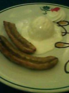 Foto resep banana split ice cream