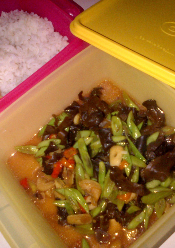 Foto resep Tumis Buncis jamur kuping