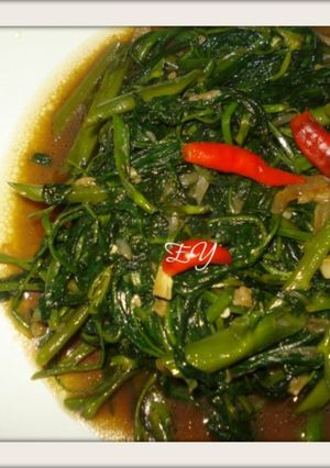 Foto resep Cah Kangkung Terasi Ramadhan