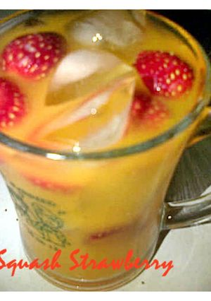 Foto resep Orange Squash Strawberry