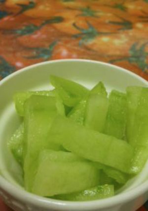 Foto resep Es Kulit Melon Madu Cemilan Sehat untuk Anak