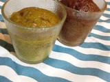 Choco and Matcha Eggless Moist Cake