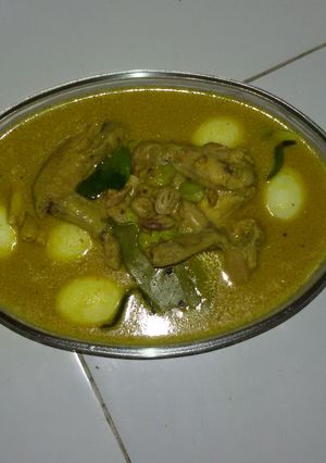 Foto resep " Laksa ayam bertelur petai "