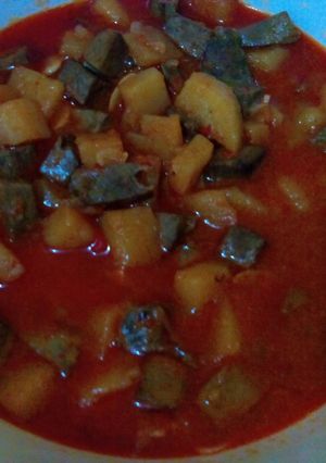 Foto resep Sambel goreng hati kentang