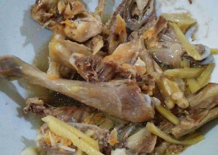 Resep ayam tim jamur jahe, Lezat