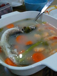 Foto resep sop makanan laut