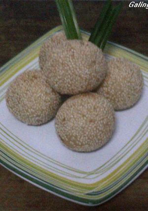 Foto resep Onde-onde kentang isi kacang merah