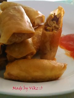 Foto resep Noodle Spring Roll