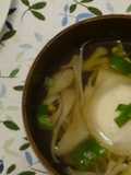 Sup Jamur Maitake Telor citarasa Jepang
