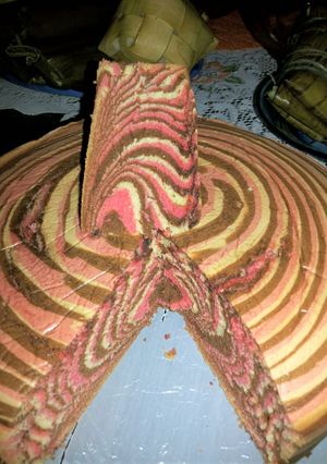 Foto resep zebra cake lembut