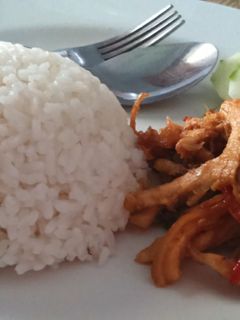 Foto resep Tumis ayam suwir pedas