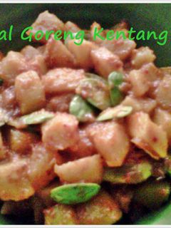 Foto resep Sambal Goreng Kentang Pete
