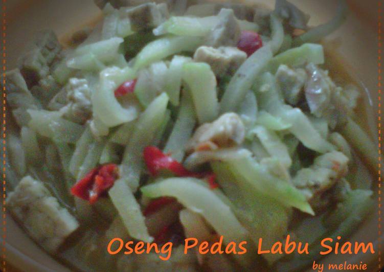 Oseng Pedas Labu Siam