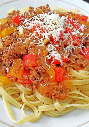 Foto resep Fettuccine Bolognaise 