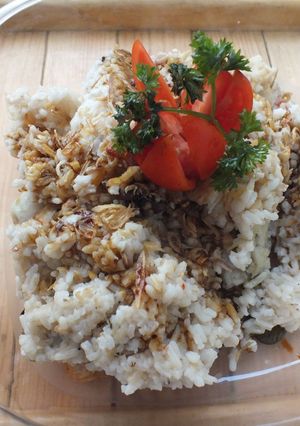 Foto resep Nasi Liwetan Rice-Cooker Ceria