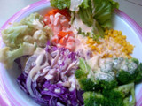 Salad sehat warna warni 