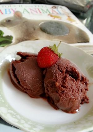 Foto resep choco banana ice cream