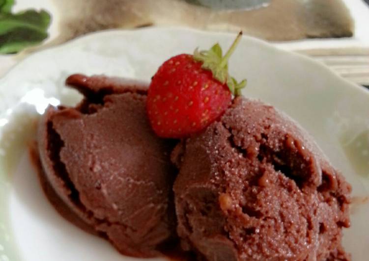 Langkah Mudah untuk Membuat choco banana ice cream Anti Gagal