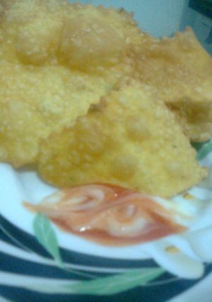 Foto resep Pangsit Bawang Pedas Goreng