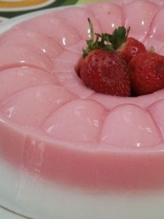 Foto resep Puding Merah Putih