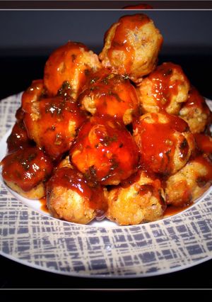Foto resep Bakwan Mie Larva Pedas