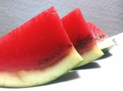 Gambar puding semangka blender