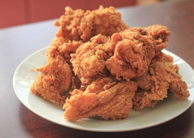 Fried Chicken Ala KFC foto resep utama