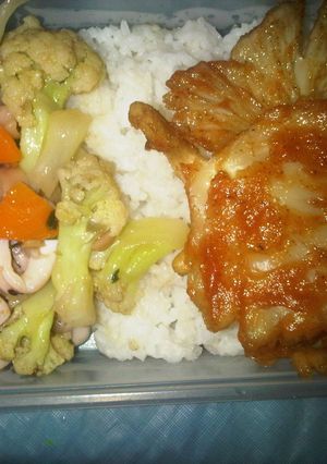 Foto resep Tumis Bunga Kol & Jamur Goreng