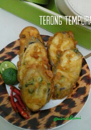 Foto resep Terong Tempura pedas