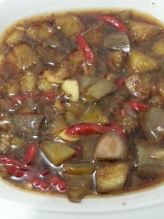 Foto resep Oseng-oseng Terong Pedas Manis