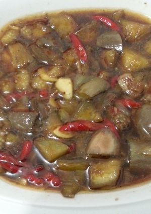 Foto resep Oseng-oseng Terong Pedas Manis