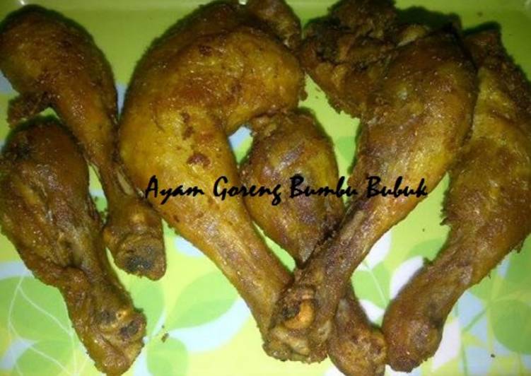 Resep Ayam Goreng Bumbu Bubuk Untuk Bekal oleh Siswaty 